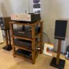 Acoustic Energy AE100² with matching stands from HiFi Racks at the Cornwall HiFi Show 2022