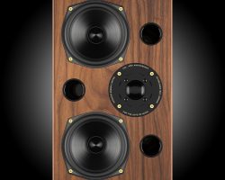 AE2 40th Anniversary (Walnut, Black Background, with Glow)