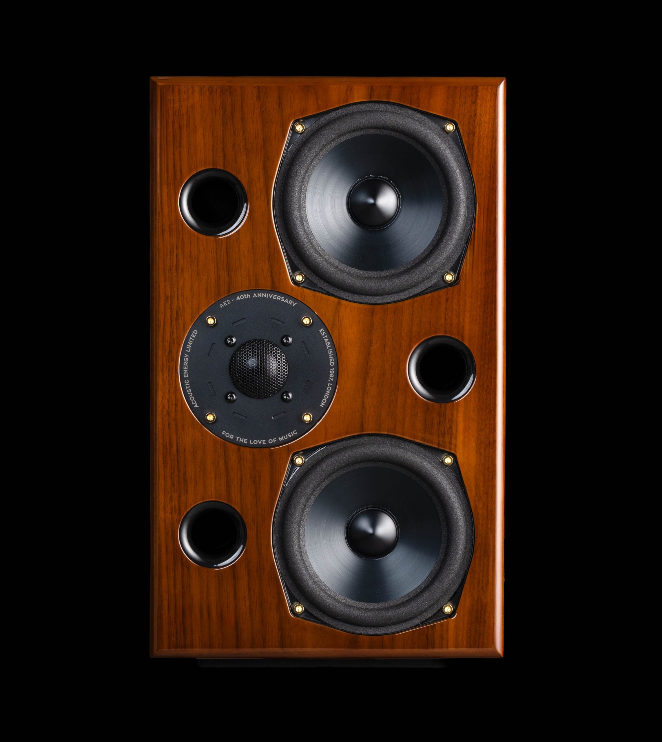 AE2 40th Anniversary (Walnut, Studio, Black Background)