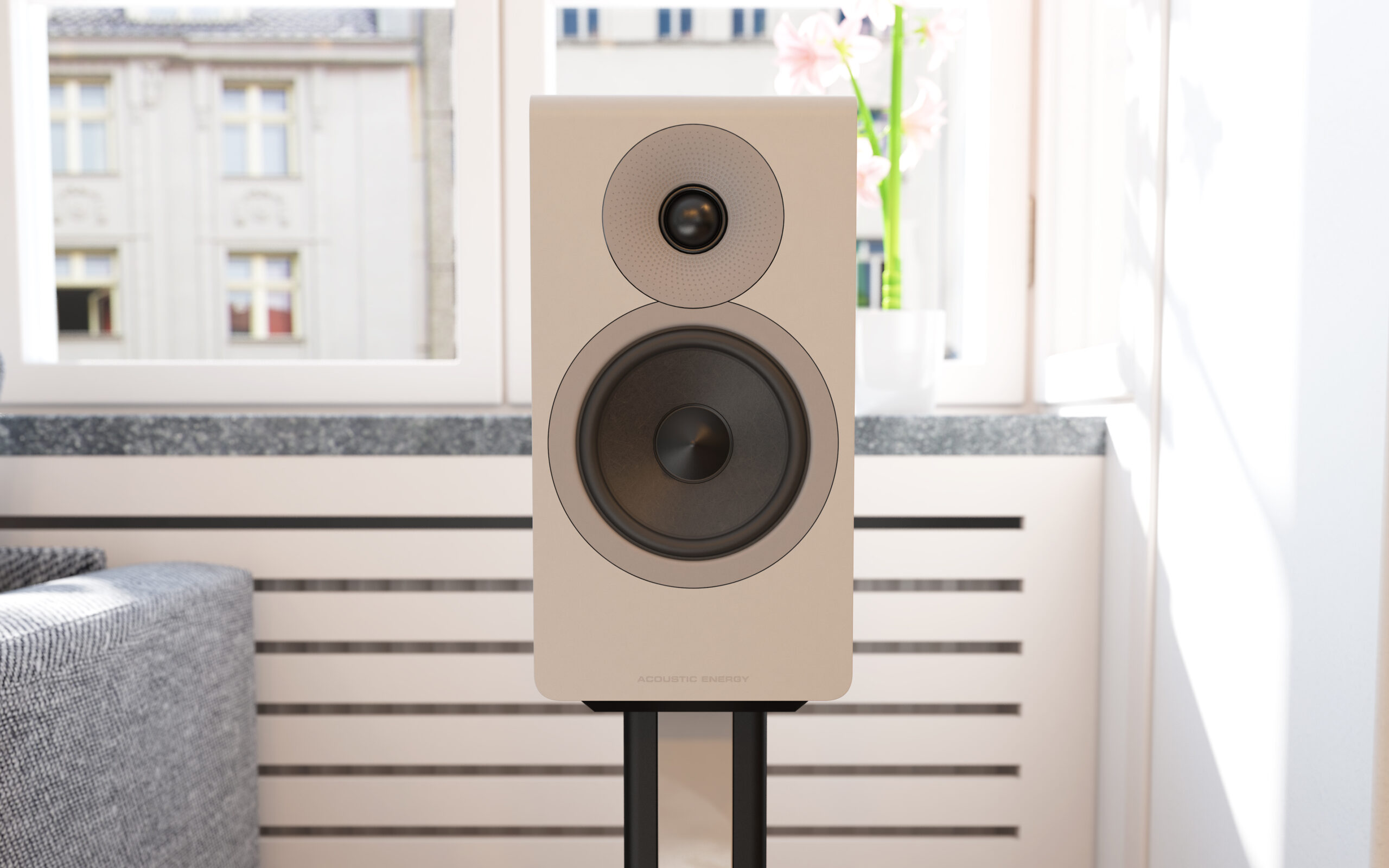 AE300² (White, No Grille, Lifestyle)
