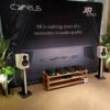 Cyrus and the Acoustic Energy AE500s at the Cornwall HiFi Show 2022