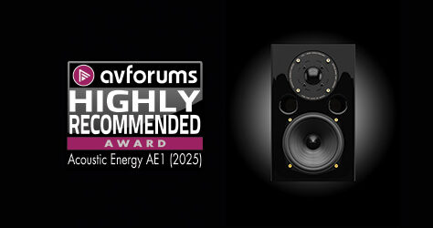 Acoustic Energy AE1 40th Anniversary Edition award Highly Recommended from AVForums