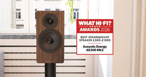 For the second year in a row the AE300² has been awarded "Best Standmount Loudspeaker (£500 - £1000) in the 2026 What Hi-Fi? Awards.