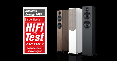Acoustic Energy AE309² review from HiFi Test in Germany
