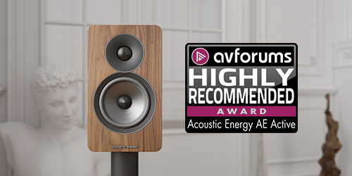 AVForums award the AE Active Highly Recommended