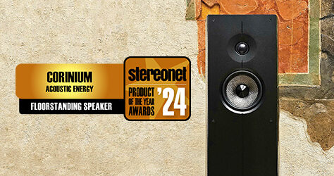 Product of the Year for the Acoustic Energy Corinium from Stereonet